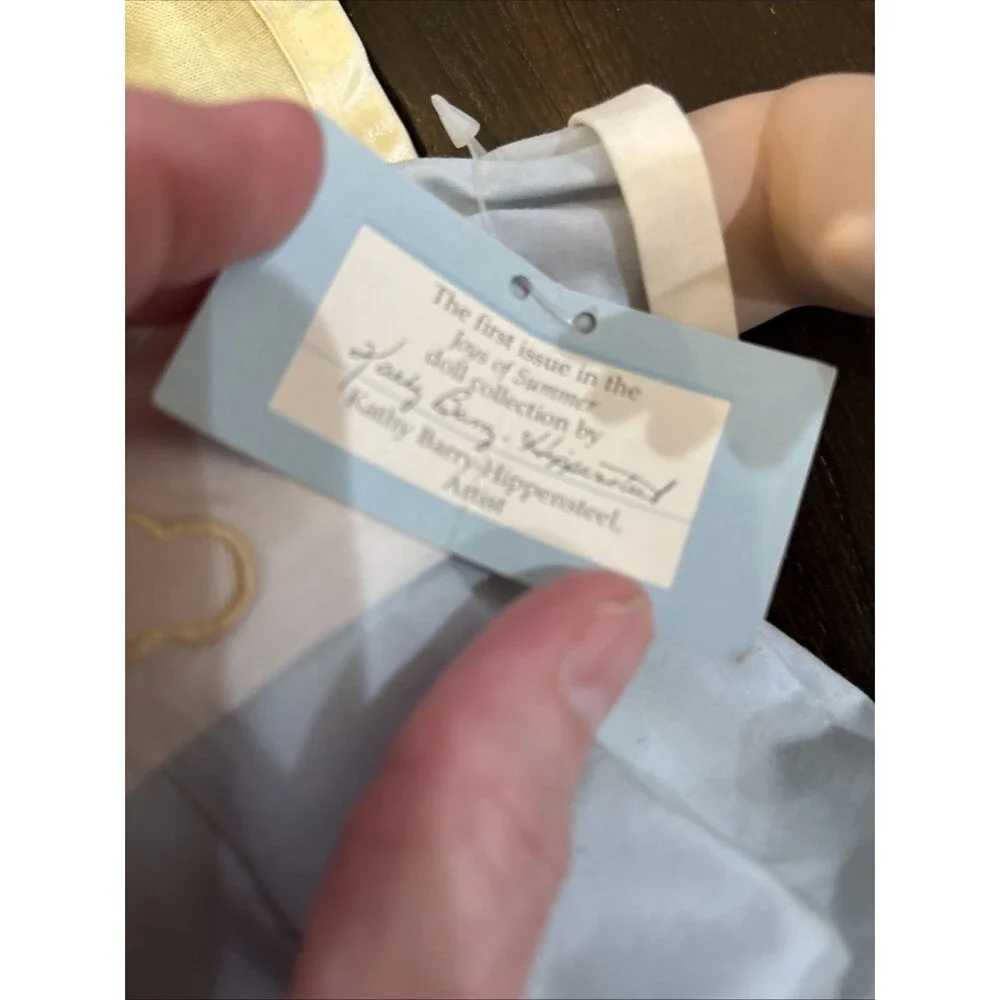 Ashton Drake tickles porcelain